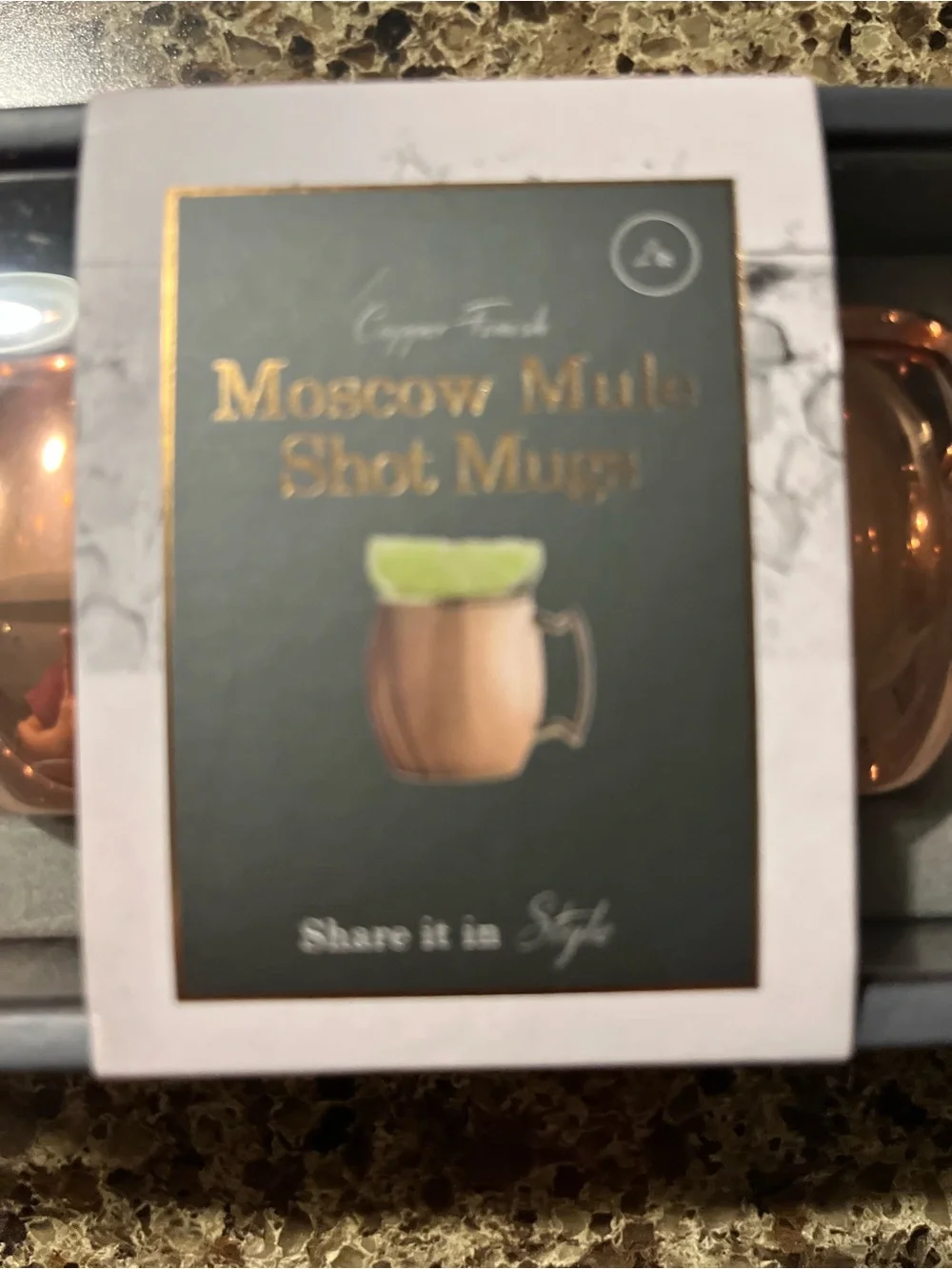 Moscow Mule Shot Mugs - Copper Finish